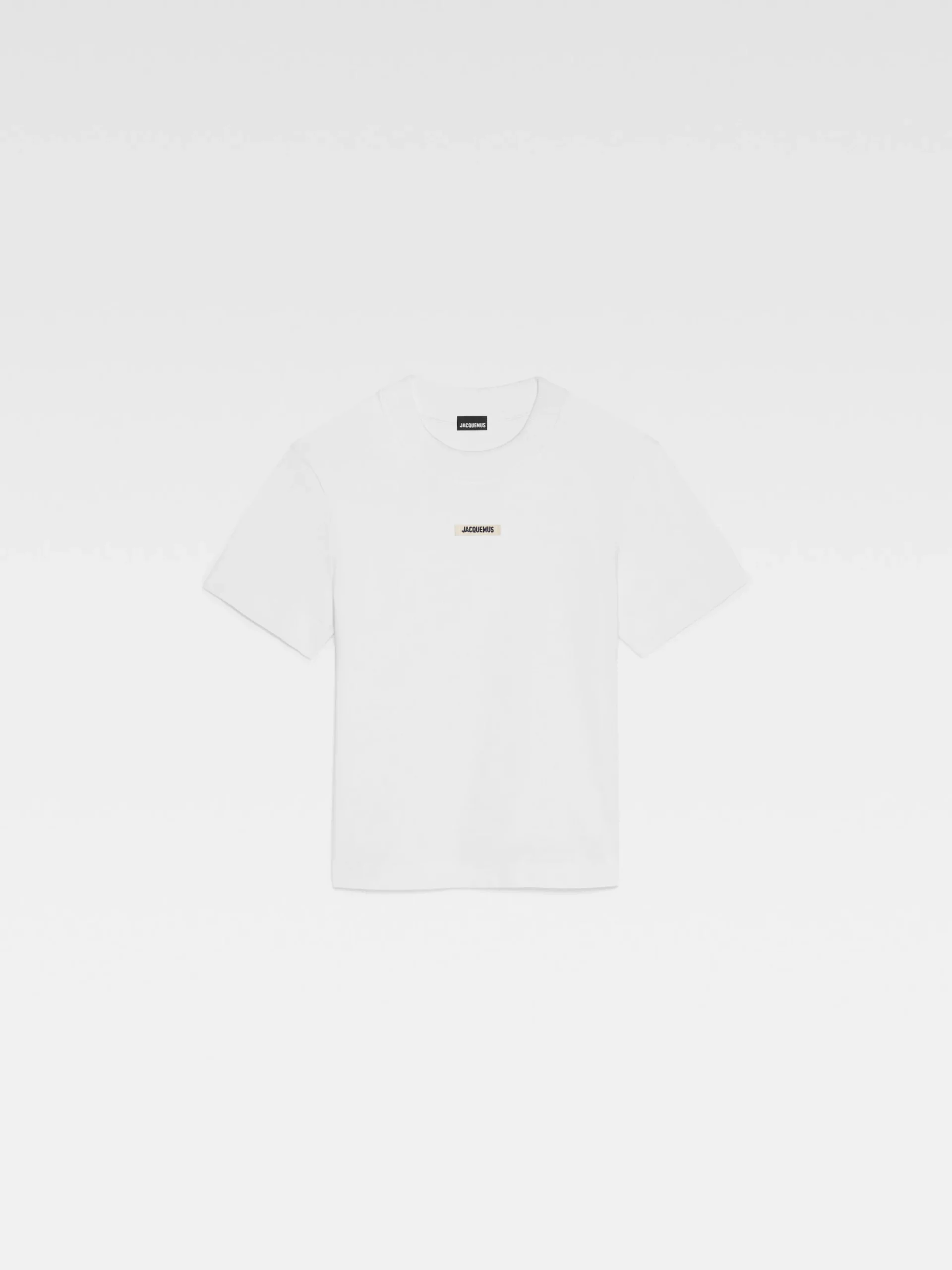 Hot Jacquemus Het Gros Grain T-shirt White