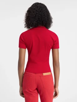 Hot Jacquemus Het Gros Grain T-shirt DarkRed