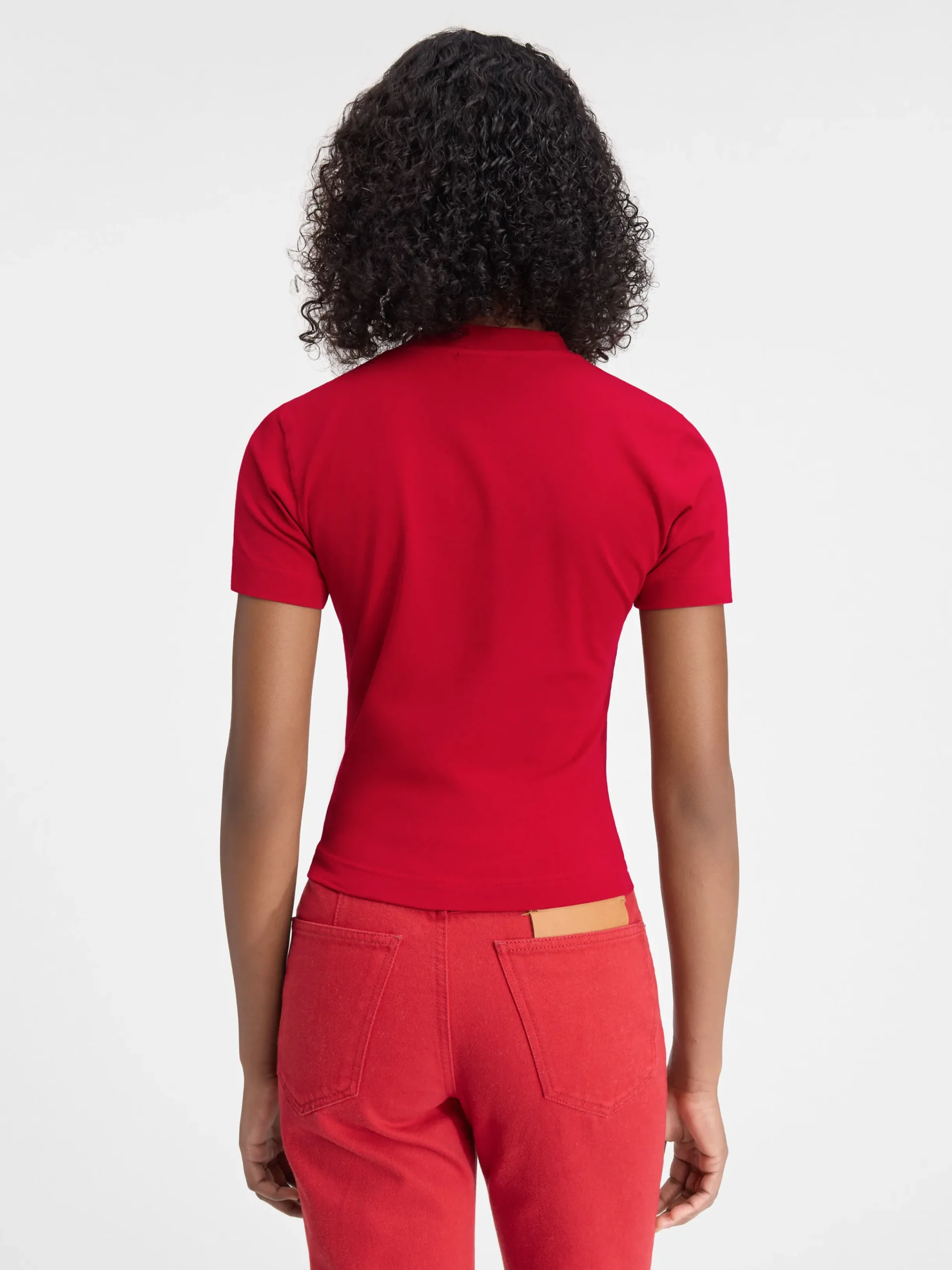 Hot Jacquemus Het Gros Grain T-shirt DarkRed