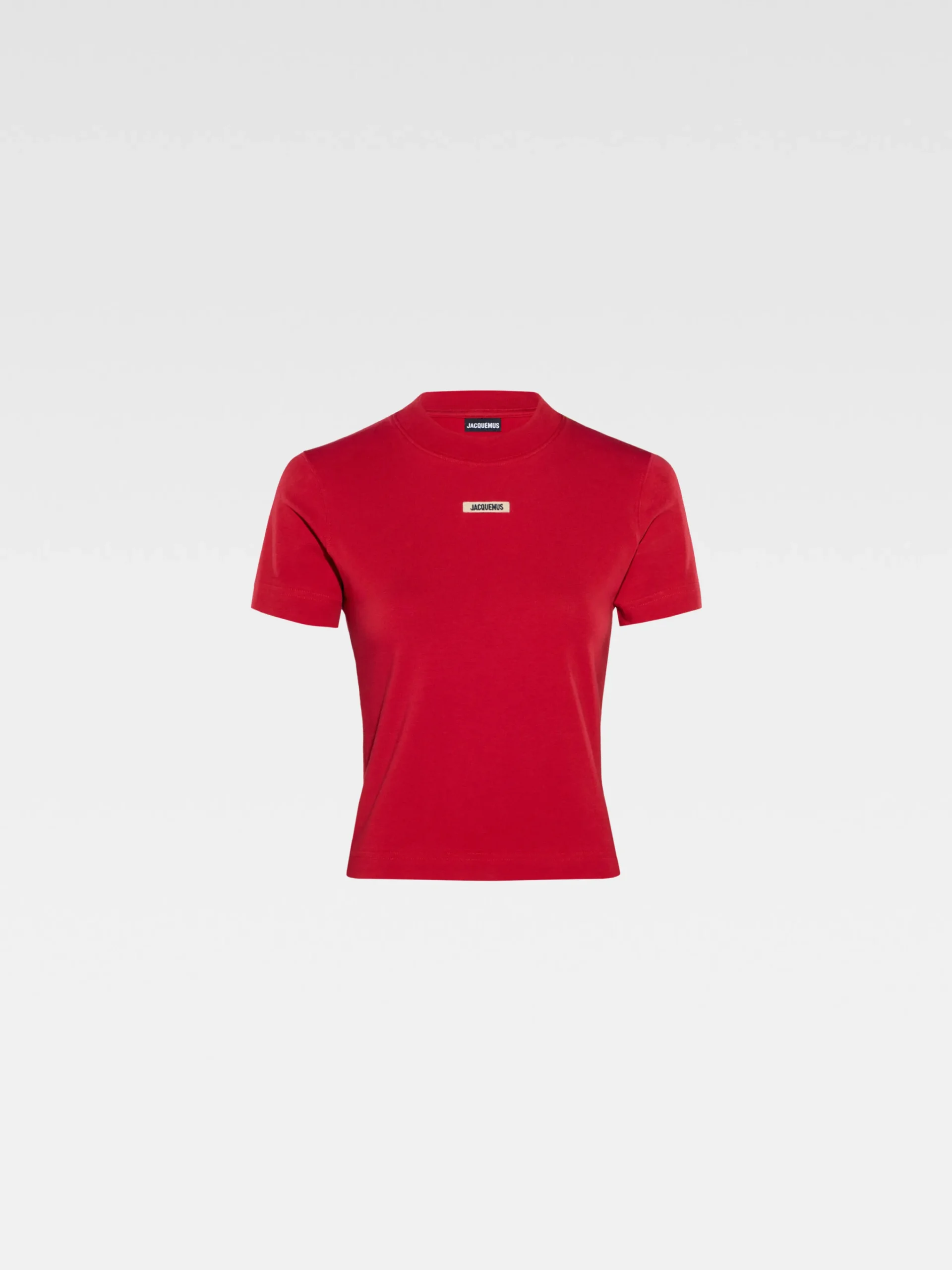 Hot Jacquemus Het Gros Grain T-shirt DarkRed