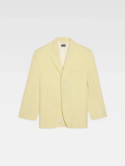 Online Jacquemus Het herenjasje PaleYellow