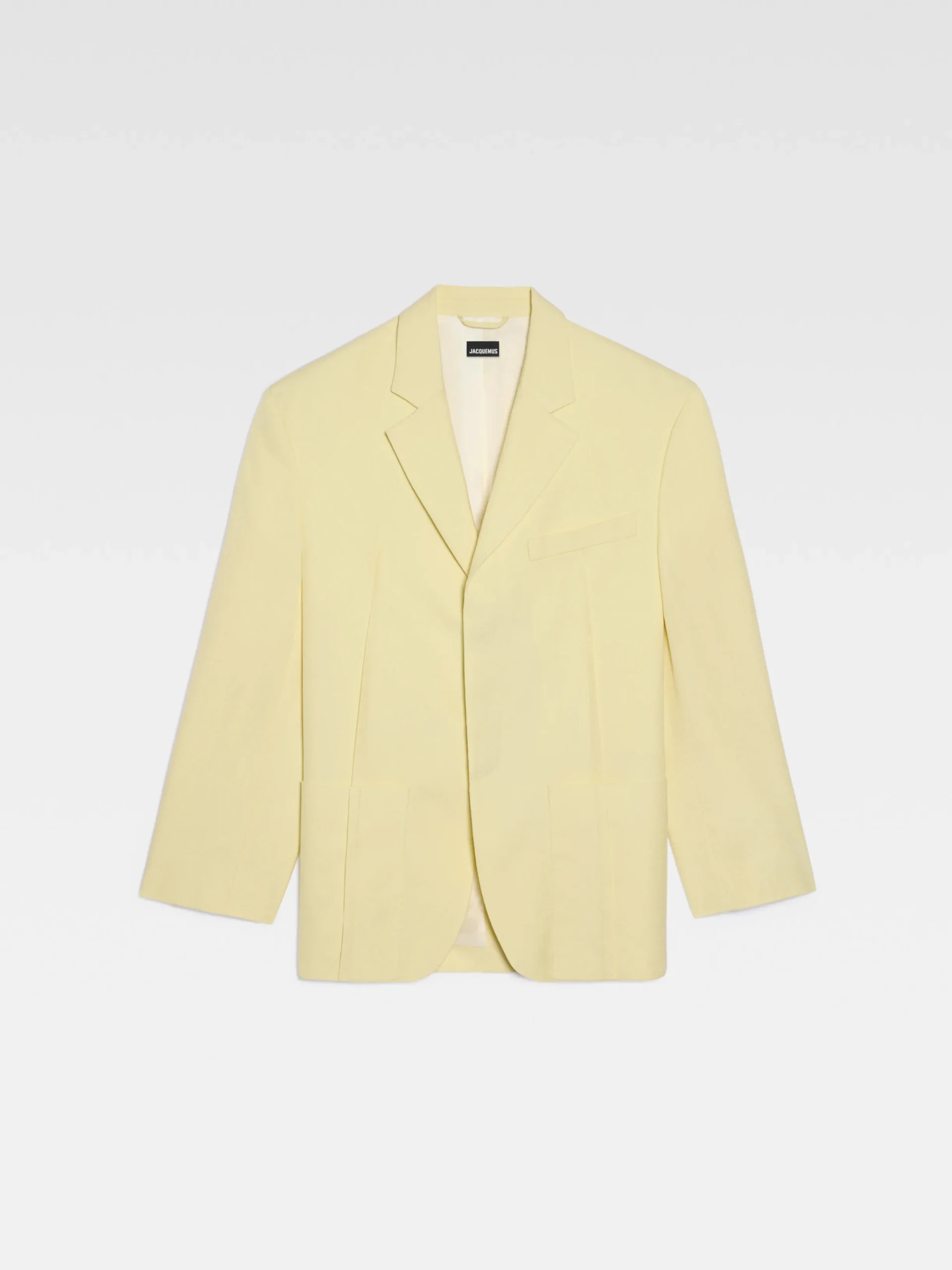 Online Jacquemus Het herenjasje PaleYellow