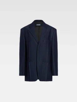 Outlet Jacquemus Het herenjasje DarkNavy