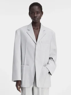 Discount Jacquemus Het herenjasje LightGrey