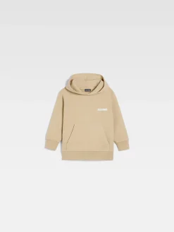 Online Jacquemus Het sweatshirt voor kinderen DarkBeige