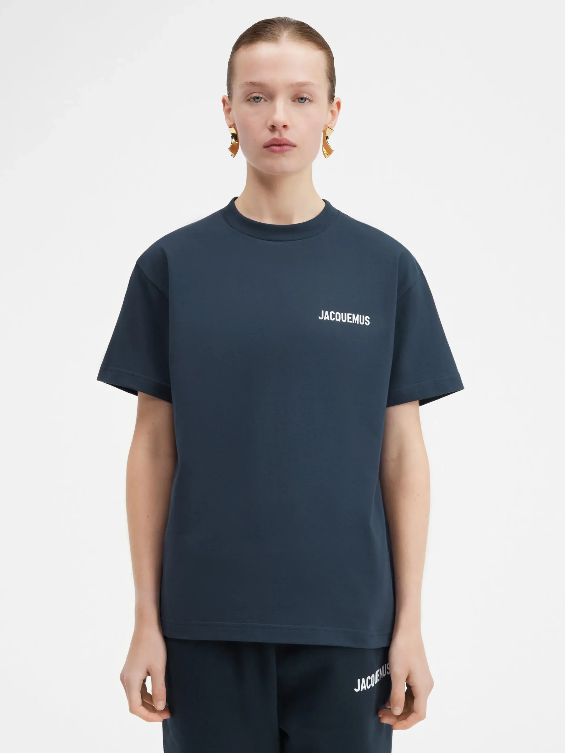 Fashion Jacquemus Het T-shirt DarkNavy