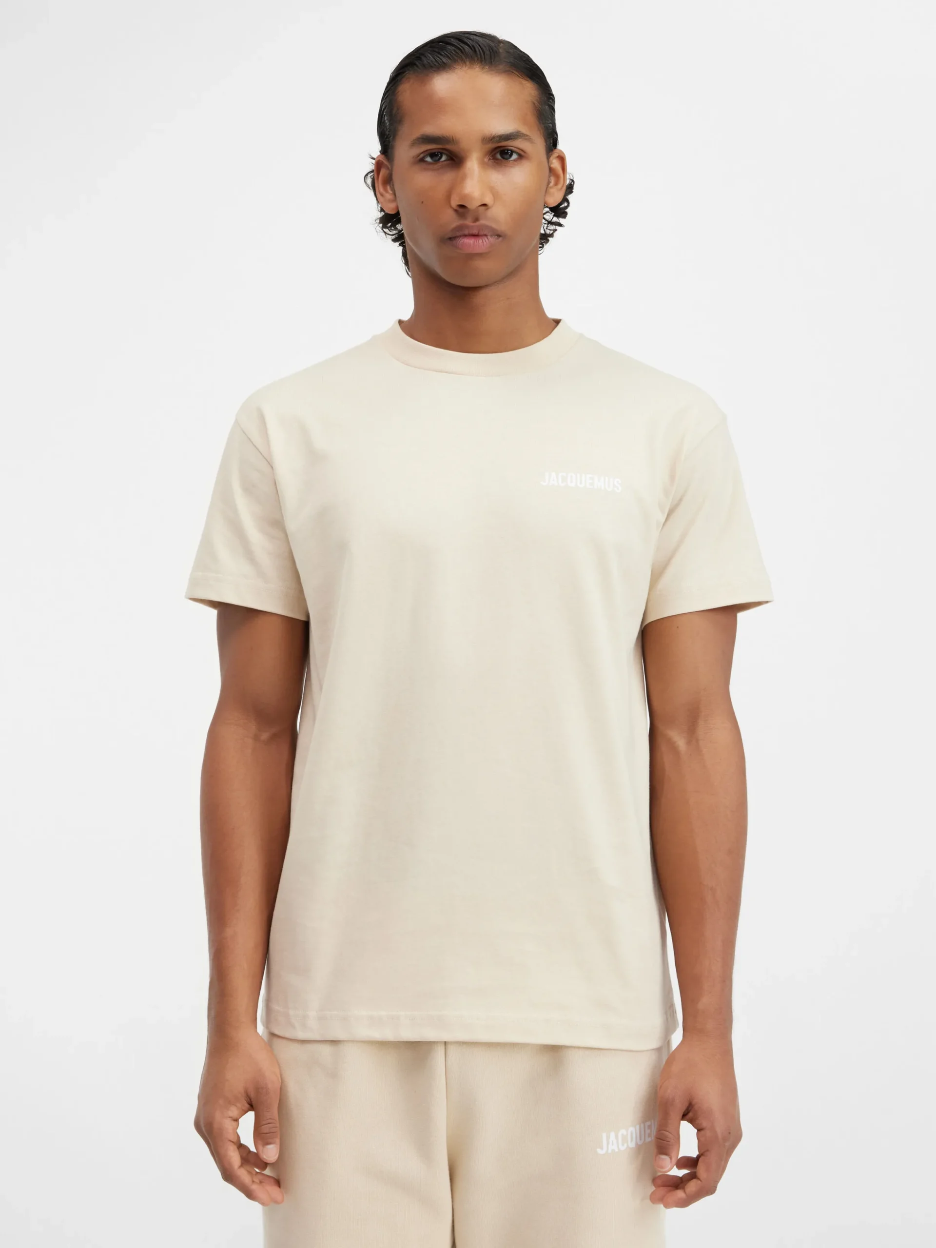 New Jacquemus Het T-shirt LightBeige