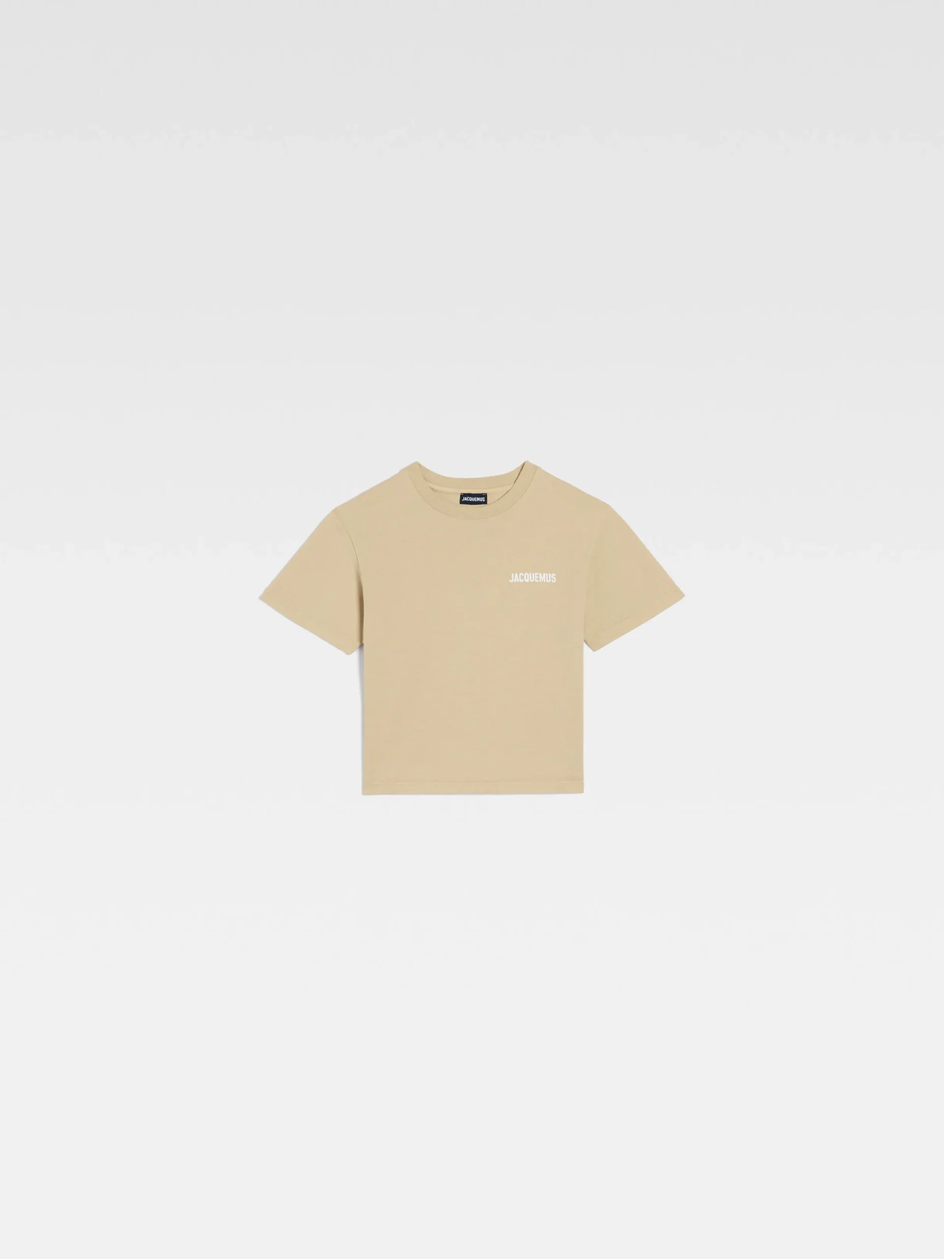 Clearance Jacquemus Het T-shirt voor kinderen DarkBeige