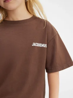 Sale Jacquemus Het T-shirt voor kinderen DarkBrown
