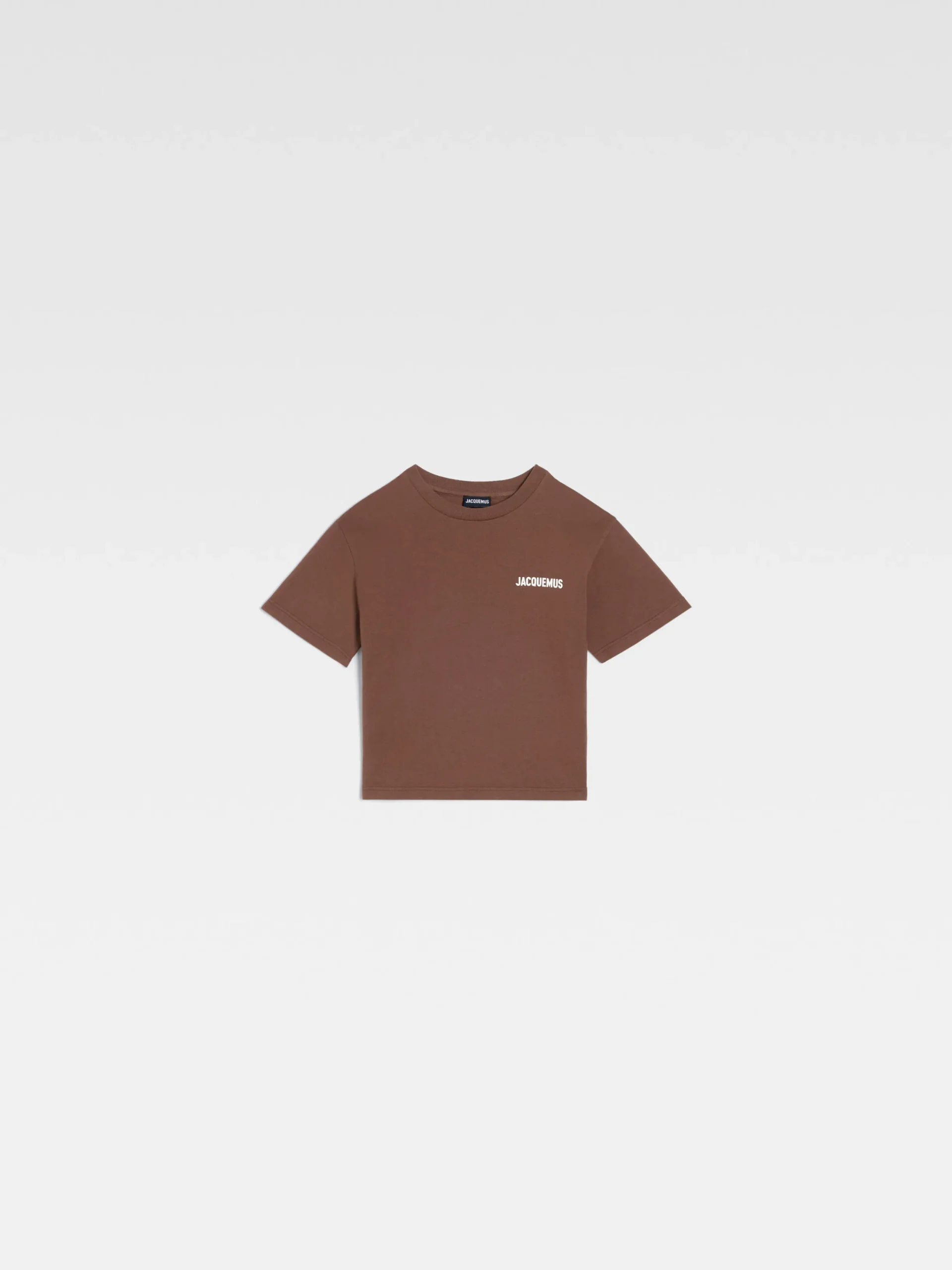 Sale Jacquemus Het T-shirt voor kinderen DarkBrown