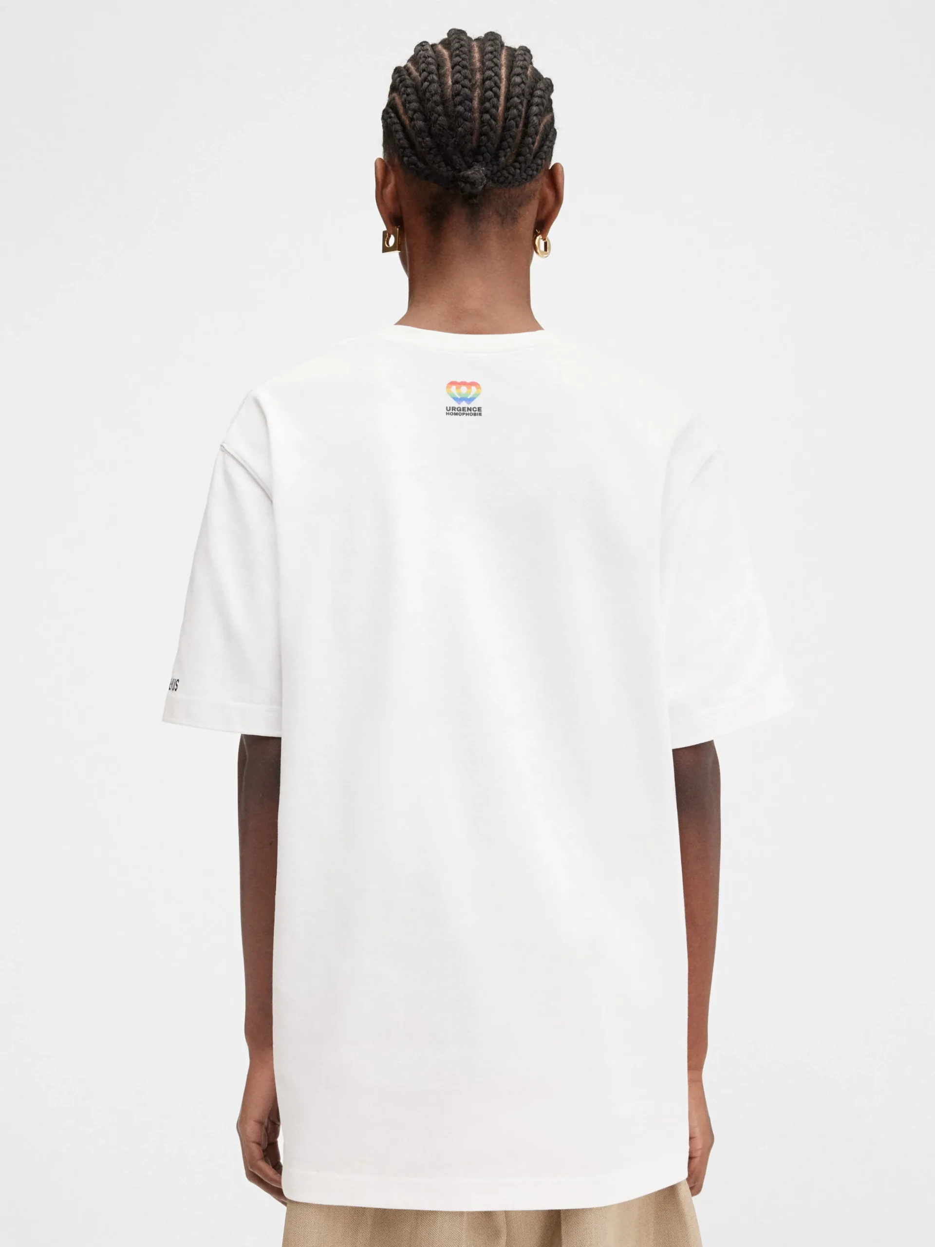 Hot Jacquemus Het x Valery Katsuba T-shirt PrintWhite