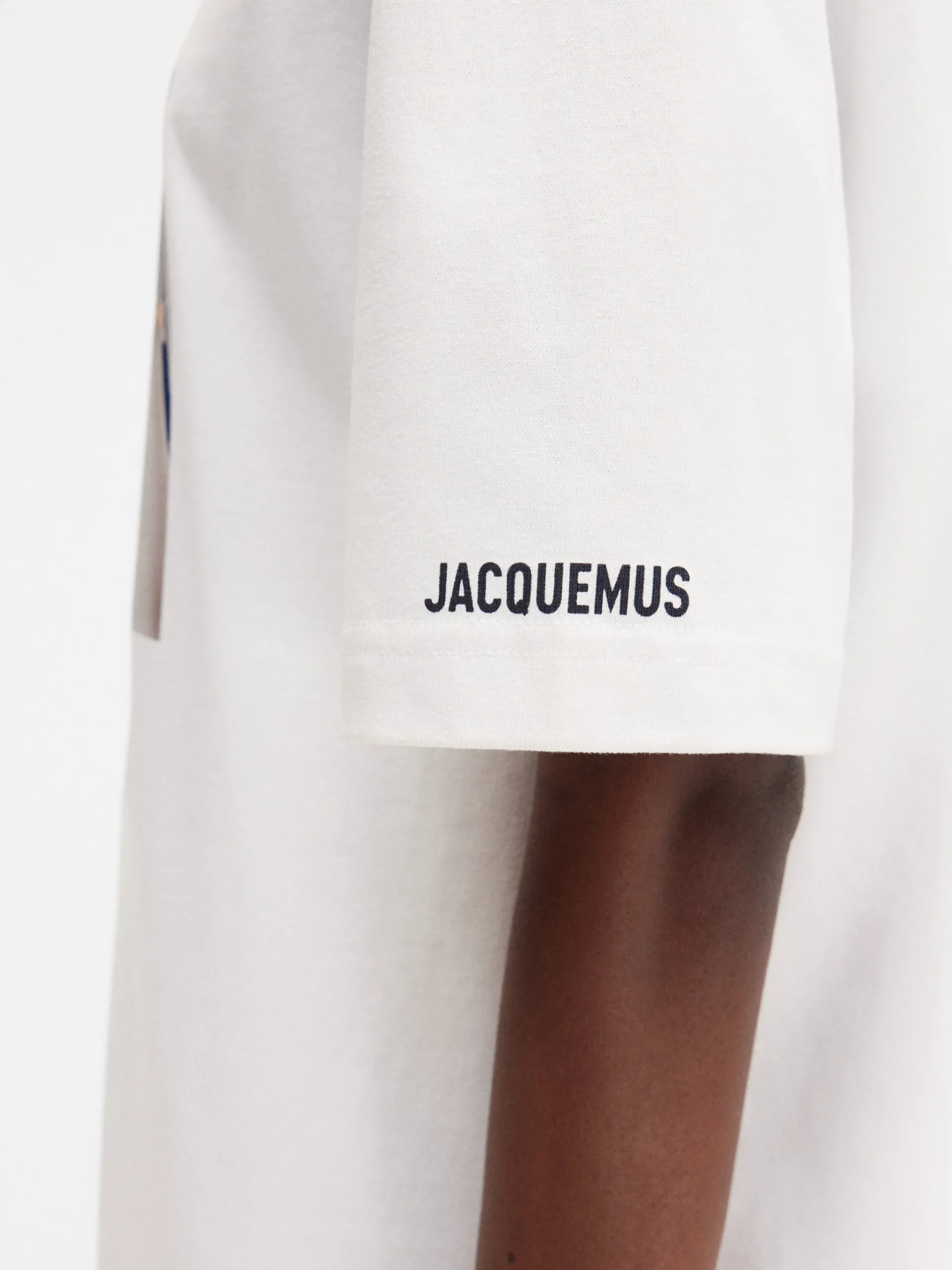Hot Jacquemus Het x Valery Katsuba T-shirt PrintWhite