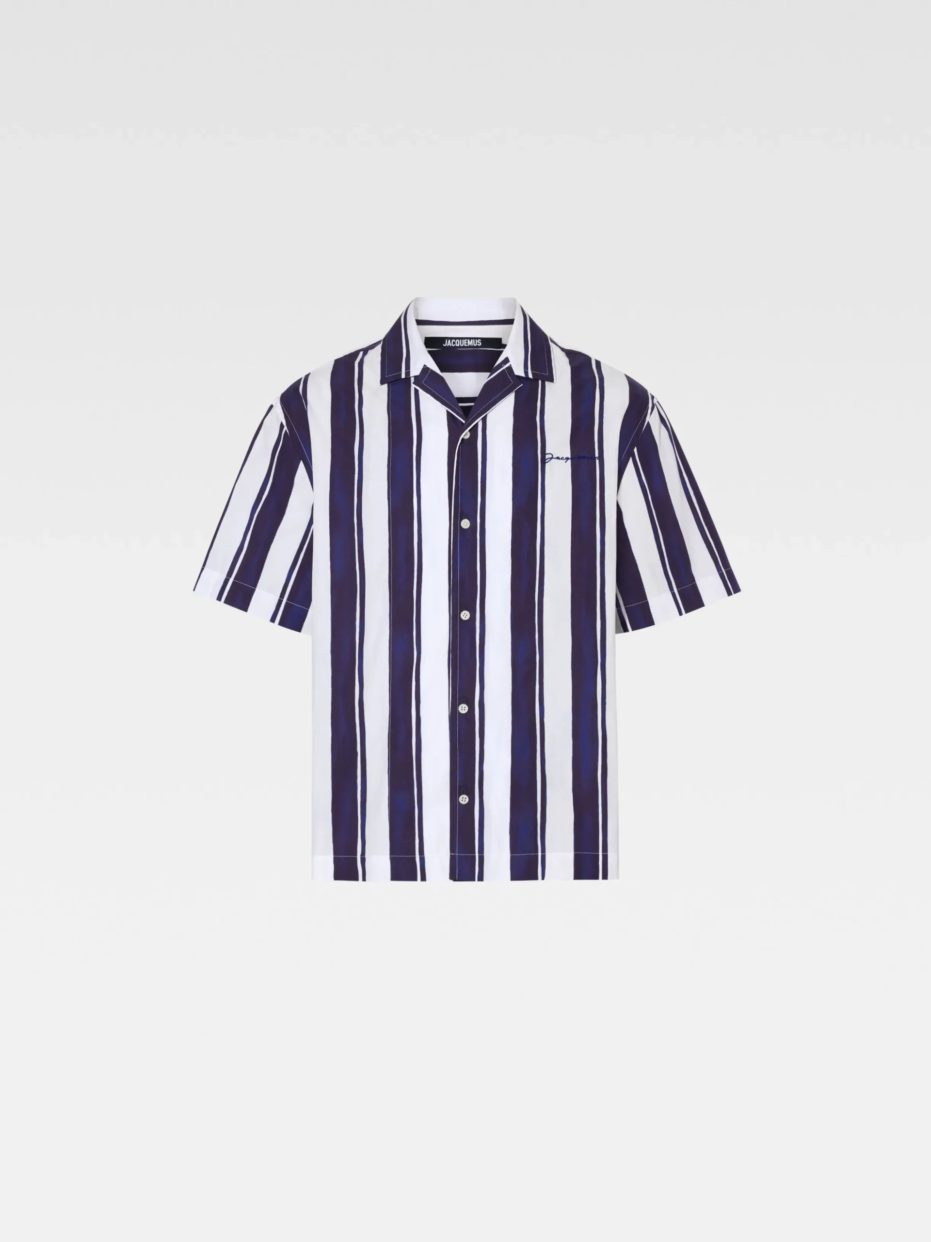 Fashion Jacquemus Het Jean shirt PrintRayureBlue
