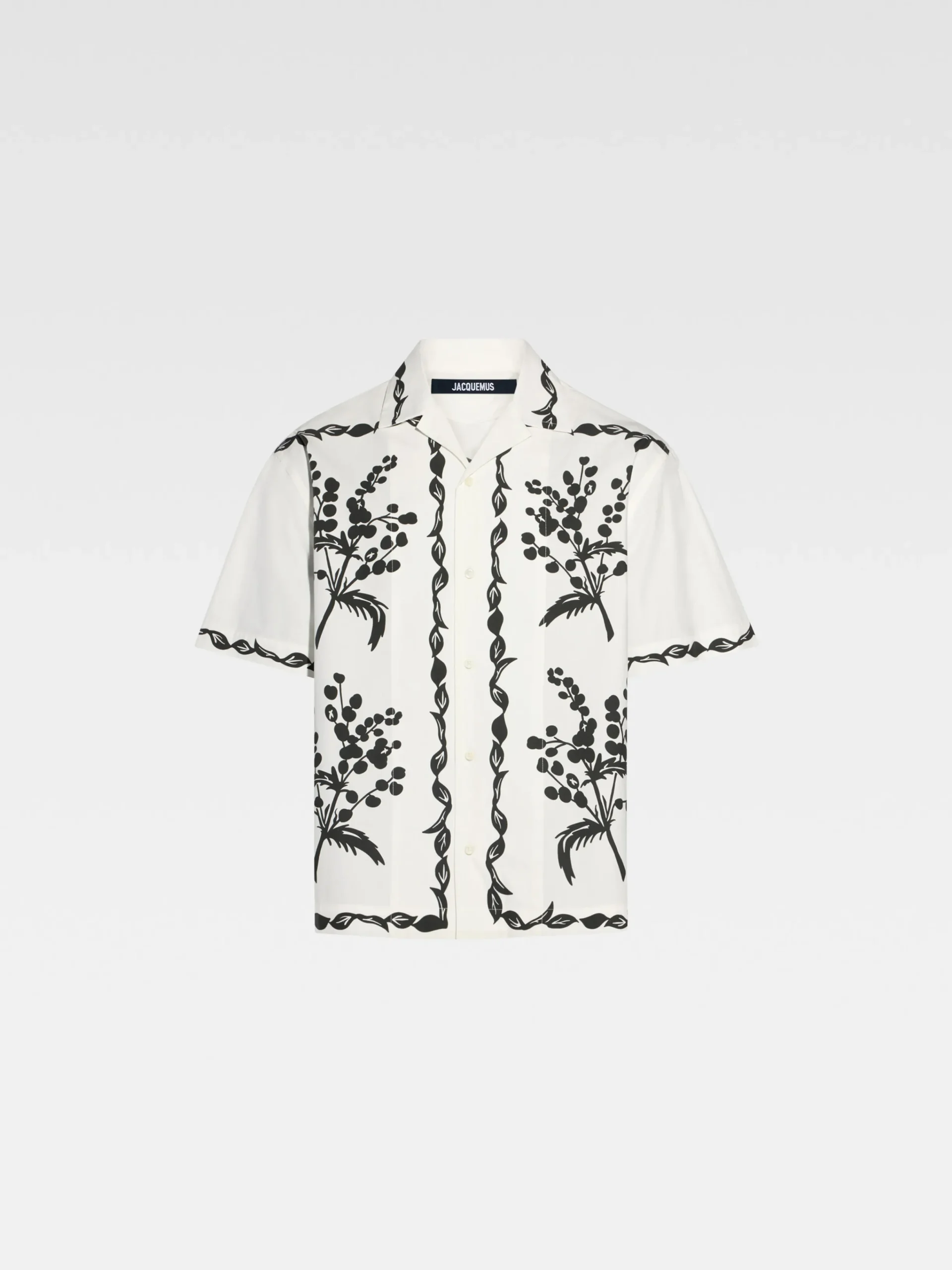 Outlet Jacquemus Het Jean shirt PrintMimosaFriseBlack