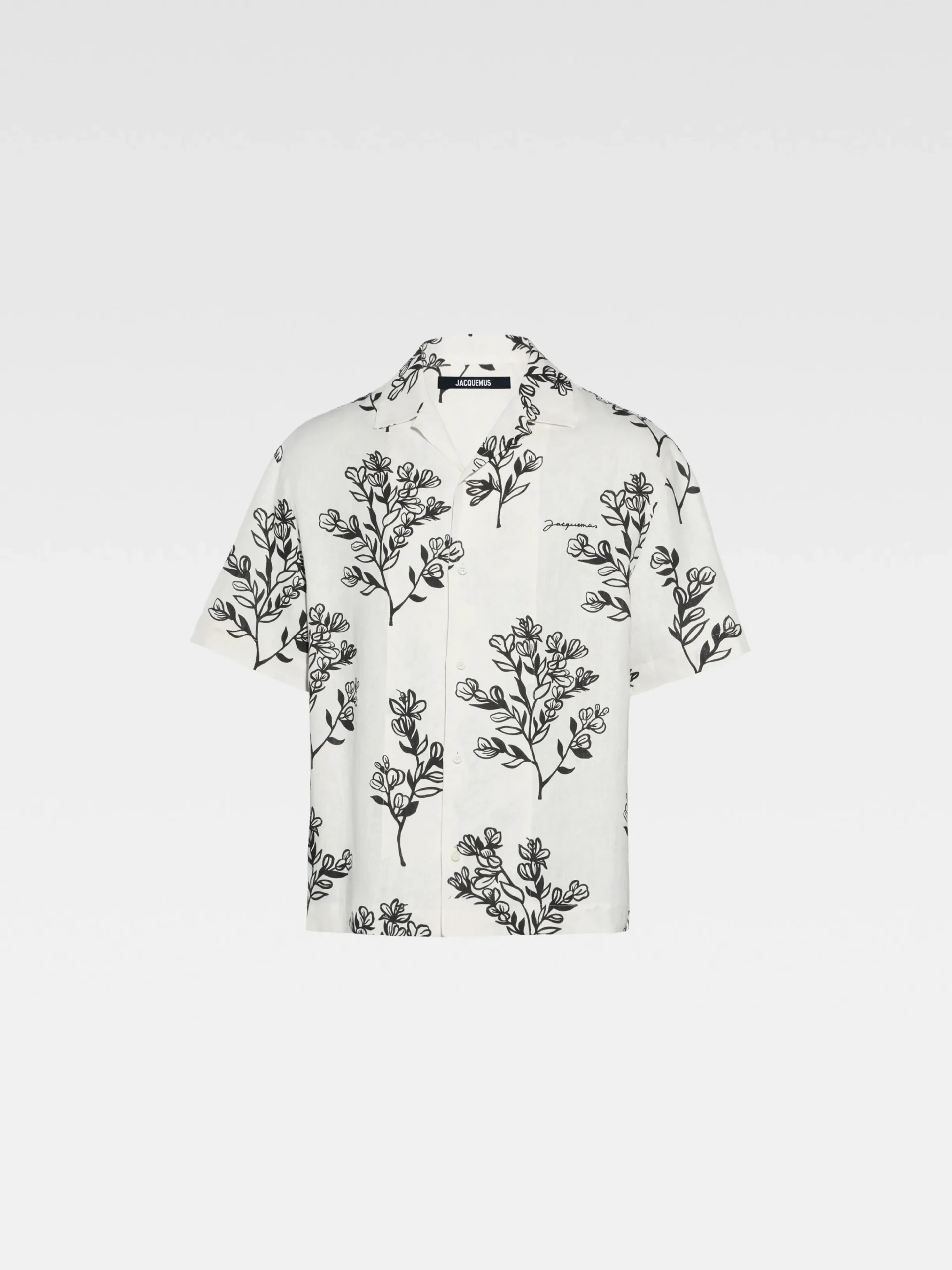 Clearance Jacquemus Het Jean shirt PrintBlackFlowers