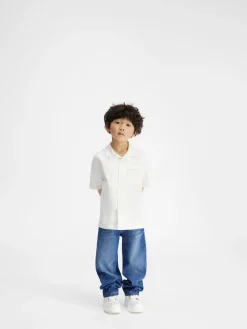 Online Jacquemus Het Jean shirt voor kinderen White