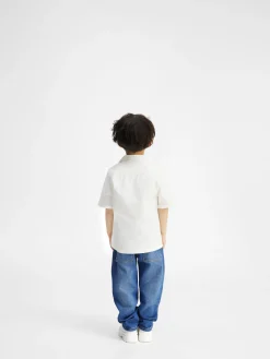 Online Jacquemus Het Jean shirt voor kinderen White