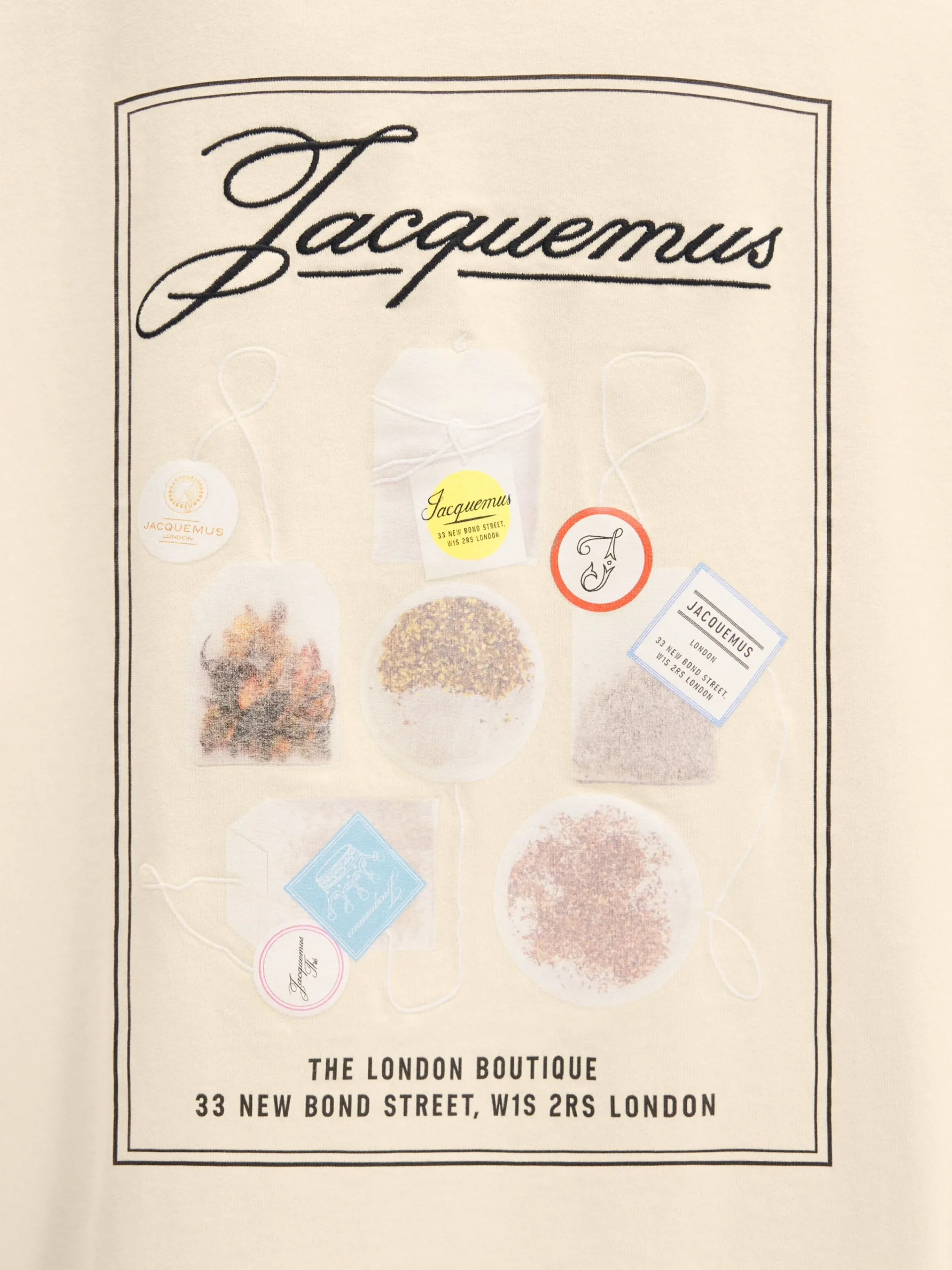 Outlet Jacquemus Het Londen T-shirt PrintTeacollection