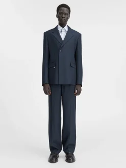 Clearance Jacquemus Het Melo jasje DarkNavy