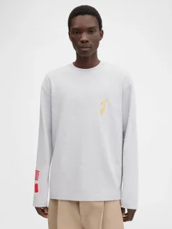 Hot Jacquemus Het New York T-shirt NewYorkAdresseGrey