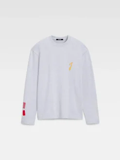Hot Jacquemus Het New York T-shirt NewYorkAdresseGrey