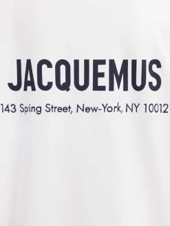 Sale Jacquemus Het New York T-shirt met adres New-YorkWhite
