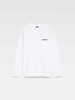 Sale Jacquemus Het New York T-shirt met adres New-YorkWhite