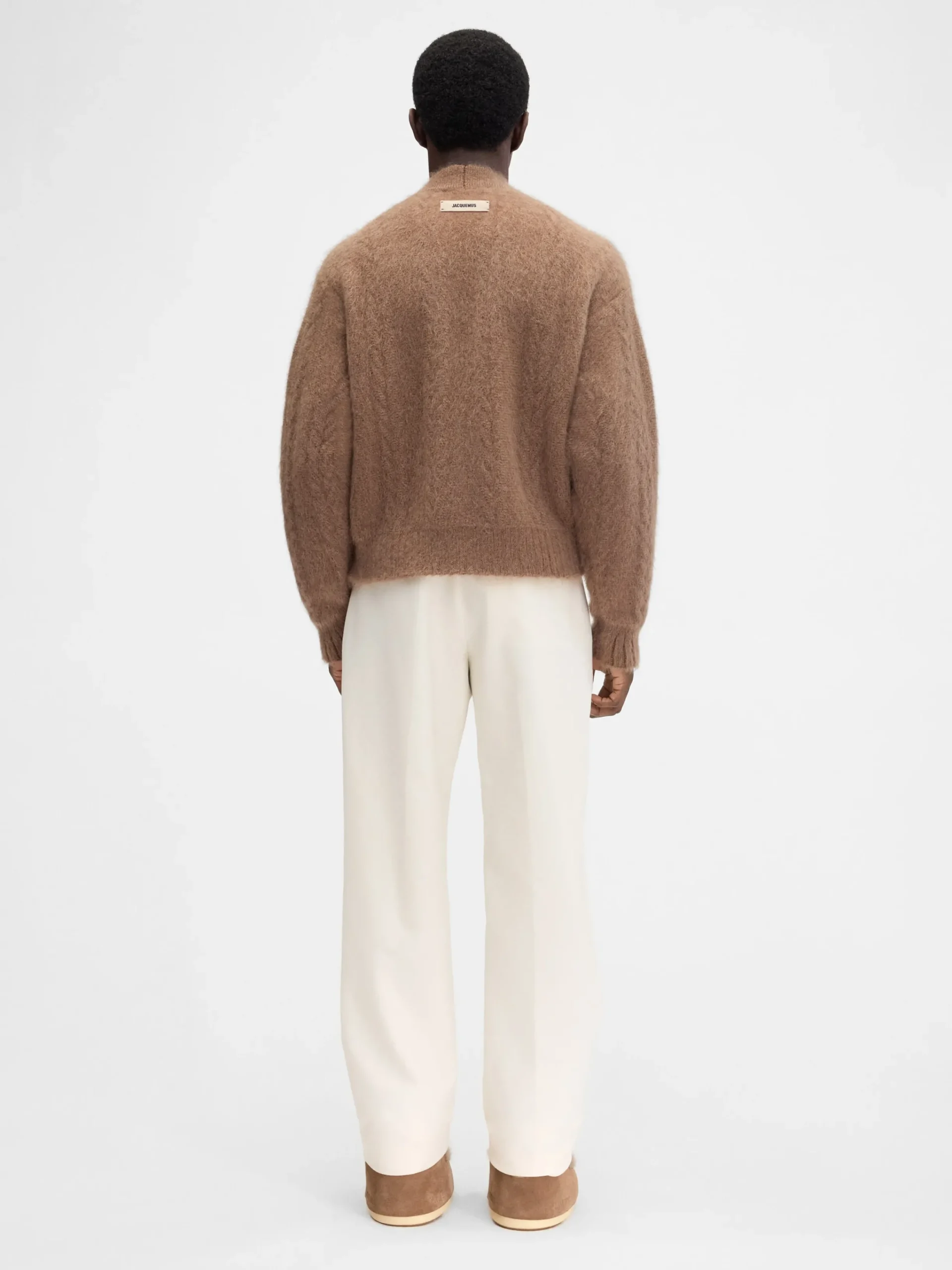 Clearance Jacquemus Het Nuvola-vest Camel