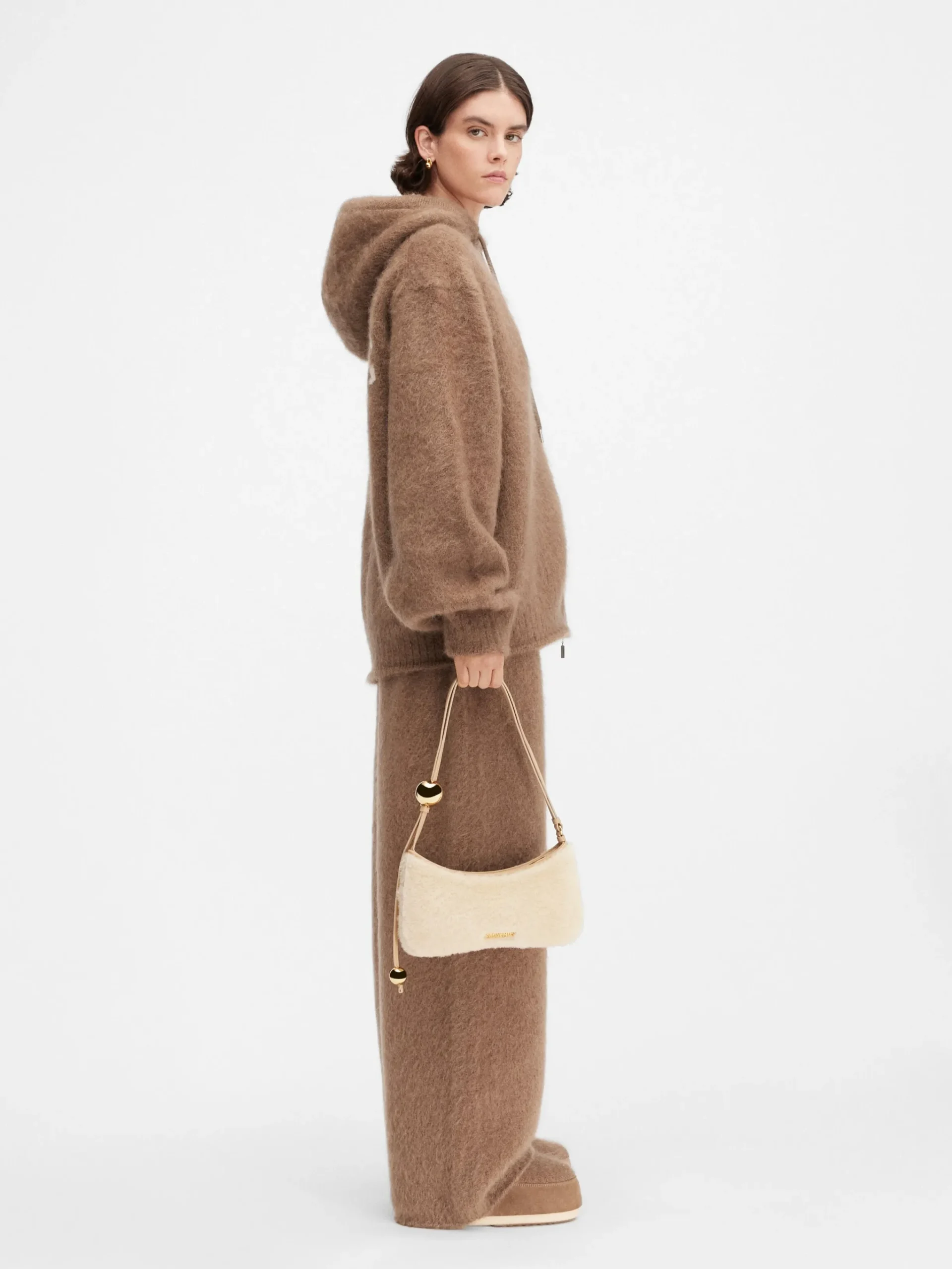 Online Jacquemus Het Nuvola-vest met rits Camel