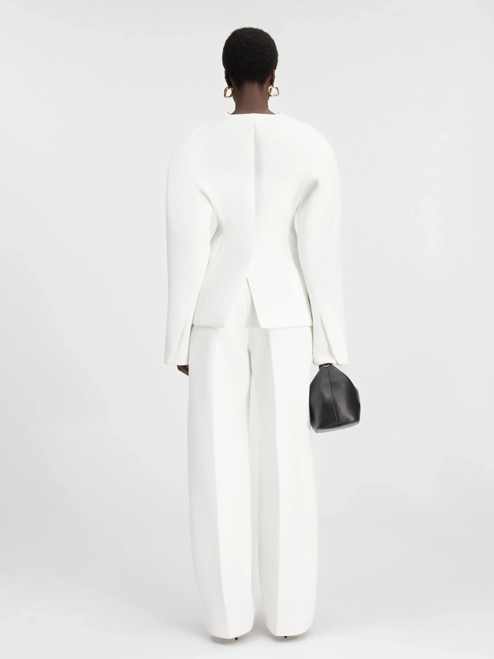 Sale Jacquemus Het Ovalo jasje White
