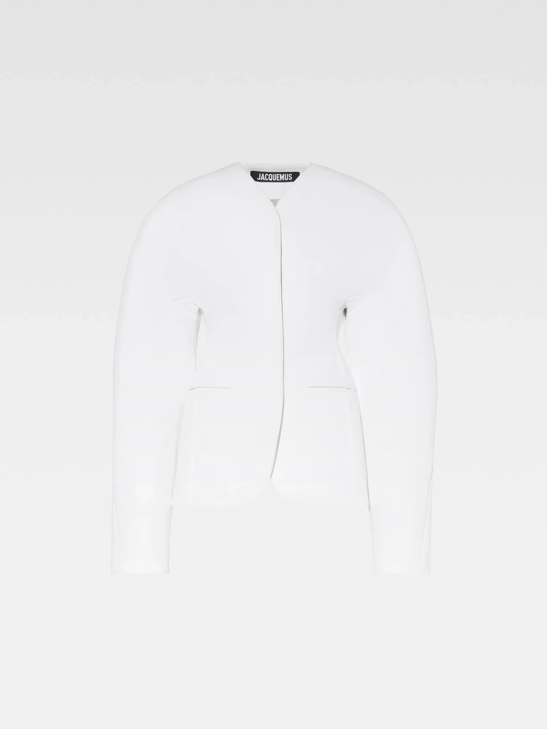 Sale Jacquemus Het Ovalo jasje White