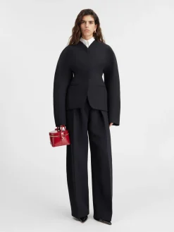Fashion Jacquemus Het Ovalo jasje Black
