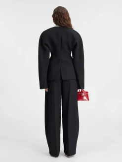 Fashion Jacquemus Het Ovalo jasje Black