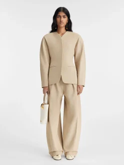New Jacquemus Het Ovalo jasje Beige