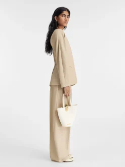 New Jacquemus Het Ovalo jasje Beige