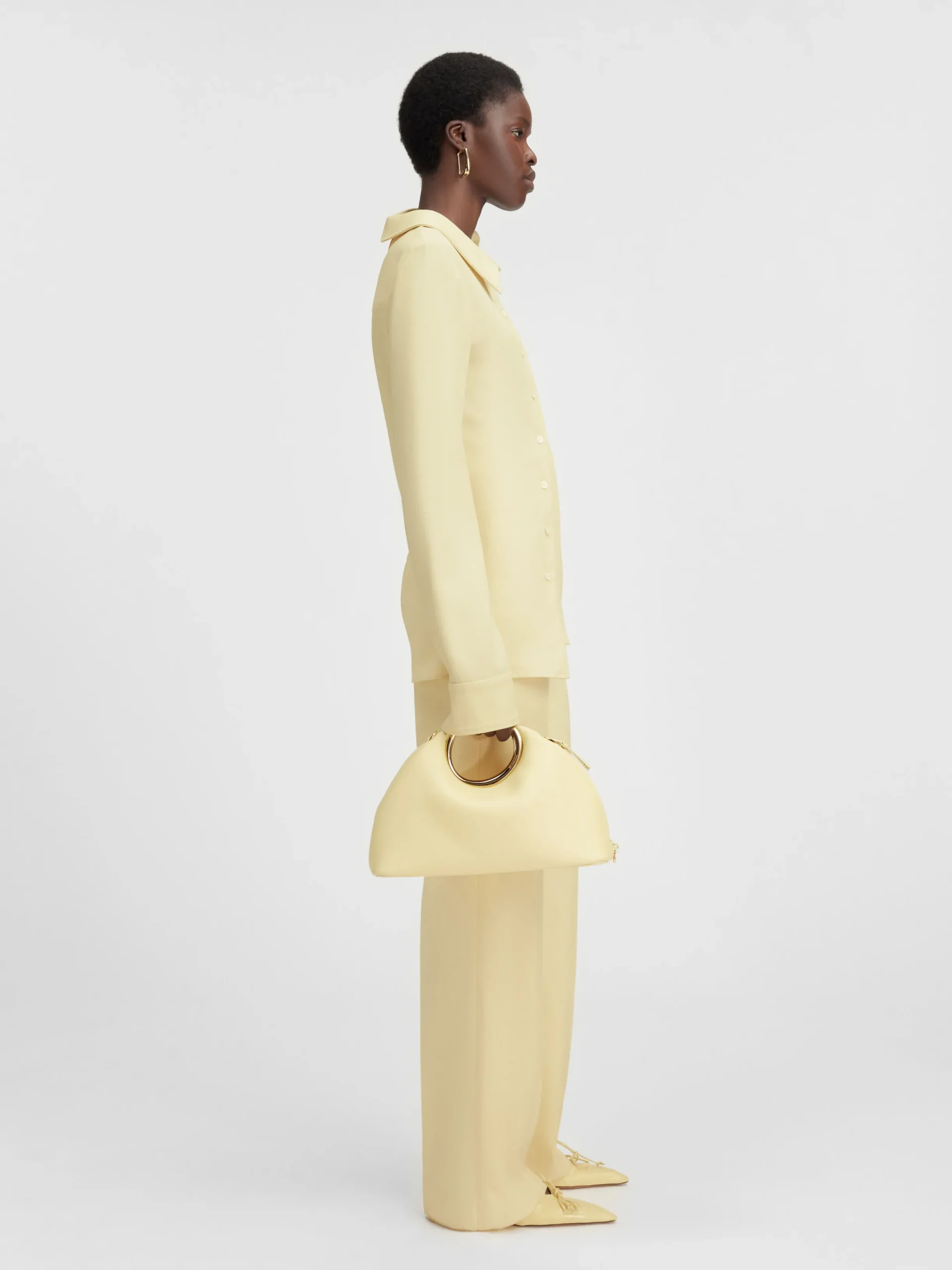 Fashion Jacquemus Het Pablo shirt PaleYellow