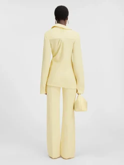 Fashion Jacquemus Het Pablo shirt PaleYellow