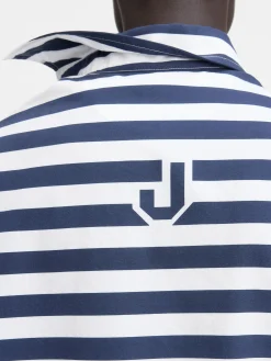 Sale Jacquemus Het Pablo shirt met korte mouwen PrintWhite&BlueStripes