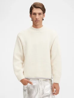 New Jacquemus Het Pavane breisel Off-White