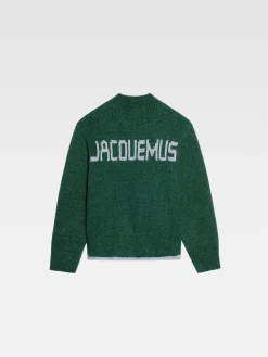 New Jacquemus Het Pavane breisel DarkGreen