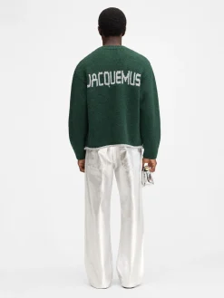 New Jacquemus Het Pavane breisel DarkGreen