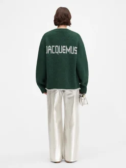 New Jacquemus Het Pavane breisel DarkGreen