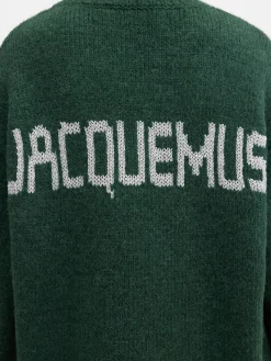 New Jacquemus Het Pavane breisel DarkGreen