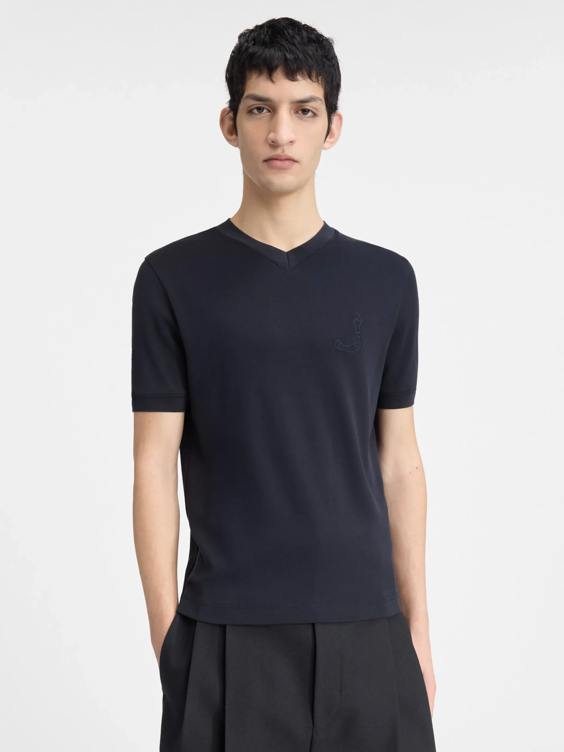 Fashion Jacquemus Het Pesco T-shirt DarkNavy