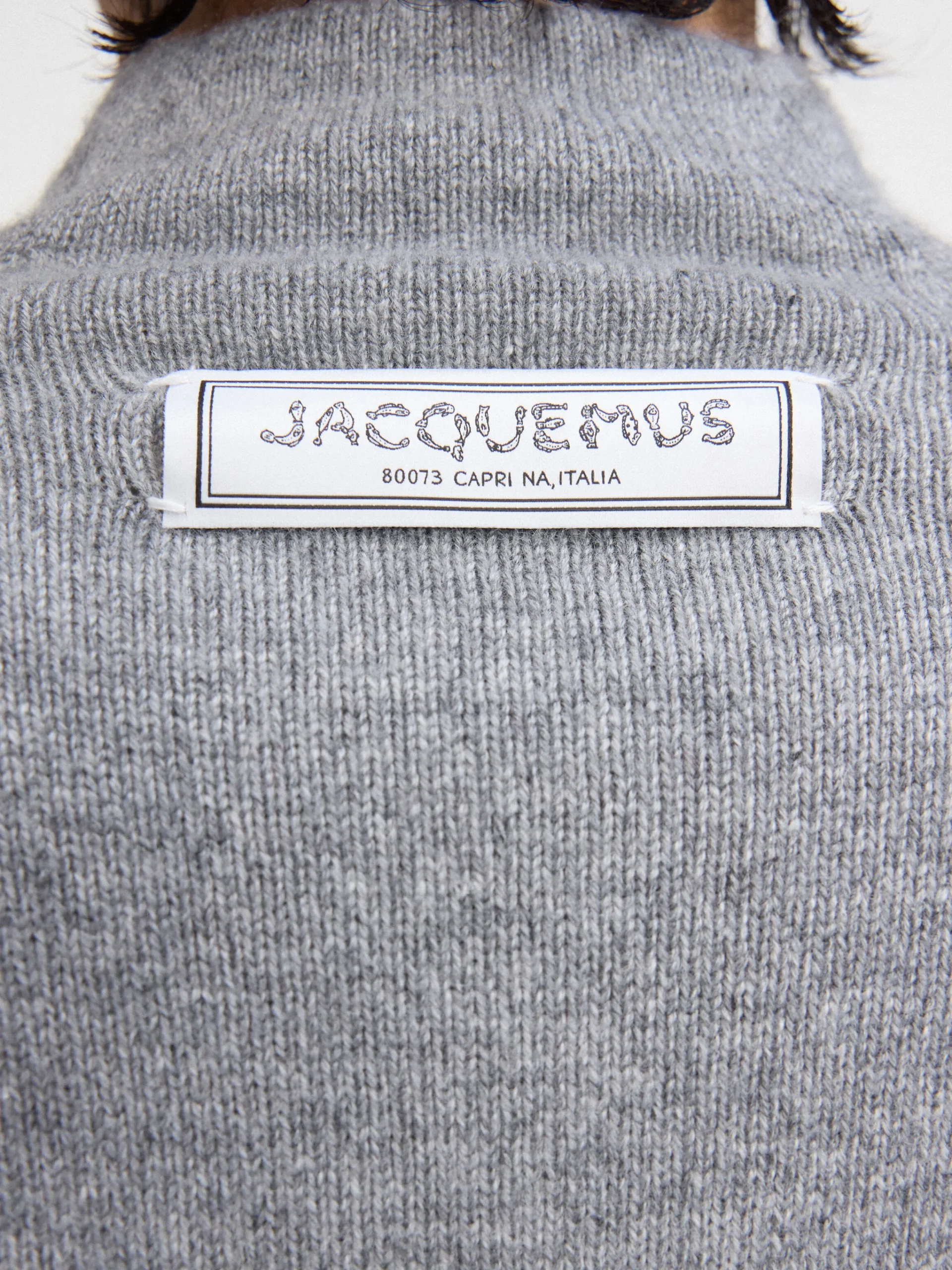 Discount Jacquemus Het Pitatto vest Grey