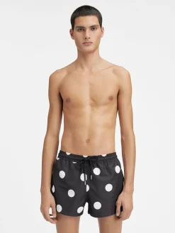 Outlet Jacquemus Het Puntini badpak Printdotsblack&white