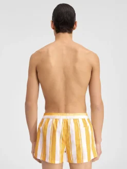 Discount Jacquemus Het Puntini badpak PrintRayureYellowEcru