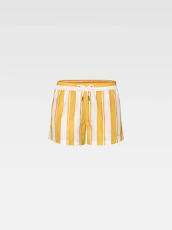 Discount Jacquemus Het Puntini badpak PrintRayureYellowEcru