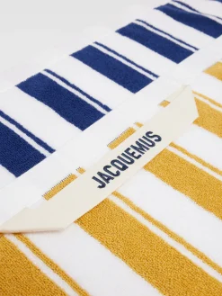 Hot Jacquemus Het Rayures strandlaken PrintRayureBlue