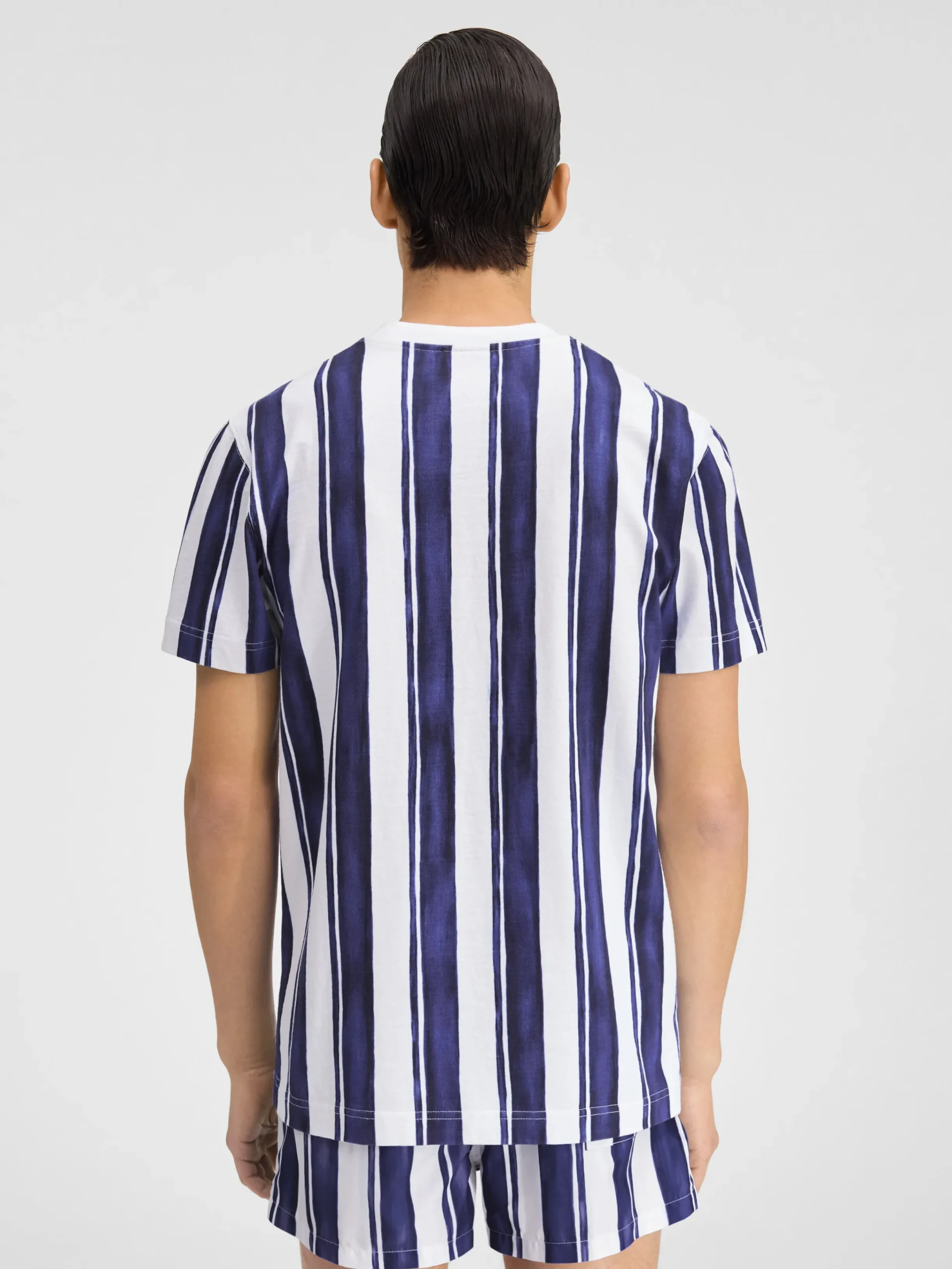 New Jacquemus Het Rayures T-shirt PrintRayureBlue